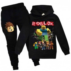 Size is 3T-4T(110cm) Roblox Long Sleeve hoodies Sets for kids Sweatshirts and Sweatpants