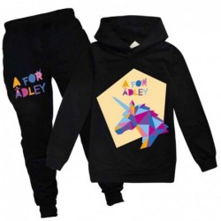 Size is 3T-4T(110cm) For kids A for Adley Long Sleeve hoodies Sets Sweatshirts and Sweatpants