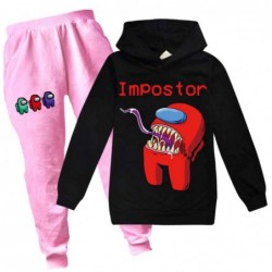 Size is 3T-4T(110cm) impostor Among us Long Sleeve hoodies Sets for kids Sweatshirts and Sweatpants