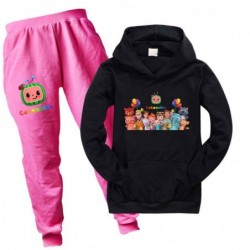 Size is 3T-4T(110cm) cocomelon Long Sleeve hoodies Sets for kids Sweatshirts and Sweatpants