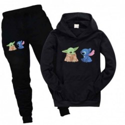 Size is 3T-4T(110cm) Lilo Stitch Long Sleeve hoodies Sets for kids Sweatshirts and Sweatpants