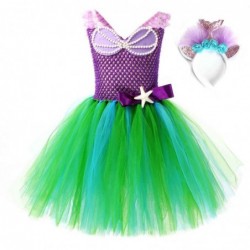 Size is S(2T-3T) For girls The Little Mermaid tutu costume dress halloween with cloak
