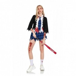 Size is M bloodstain School uniform for Couple Zombie Costumes Halloween