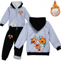 Size is 2T-3T(100cm) Kid-E-Cats Long Sleeve winter hoodies Sets for kids Sweatshirts Zipper Front fleece lined