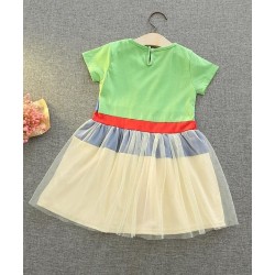 Size is 2T-3T Toddler Girls Short Sleeve Mulan Chinese Traditional Dress