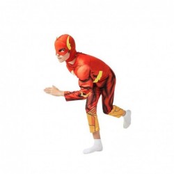 Size is S(4T-6T) The Flash Costumes For kids boys muscle garment Jumpsuit Halloween