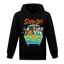 Size is 2T-3T(100cm) girls scooby doo print Hoodies Man Long Sleeve for kids boys Sweatshirts