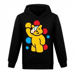 Size is 2T-3T(100cm) boys DO THE FLOSS pudsey Long Sleeve Hoodies for kids Sweatshirts
