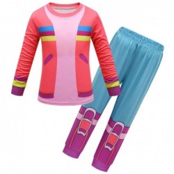 Size is 2T-3T(100cm) Kit Casey from The Creature Cases Long Sleeve Pajamas sets girls 2 Pieces Costumes