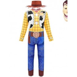 Size is (4Y-5Y)/S Boys Classic Woody Costume For Kids 3 Set