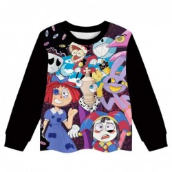 Size is 2T-3T(100cm) The Amazing Digital Circus Long Sleeve Pajamas sets girls 2 Pieces Costumes