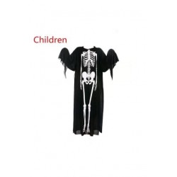 Color is 4 Boys Horrible Halloween Cosplay Skeleton Ghost Costumes Kids