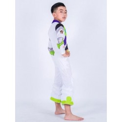 Size is S Buzz Lightyear Jumpsuits Costume Kids White
