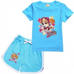 Size is 2T-3T(100cm) For kids girls Skye PAW Patrol Shirt And Short Sets Summer Outfits Comfortable