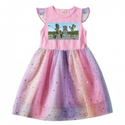 Size is 2T-3T(100cm) For girls summer Dresses Flutter Sleeve Tulle Mesh 1 pieces Skibidi toilet birthday gift