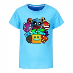 Size is 3T-4T(110cm) kids Digital Circus Short Sleeves T-Shirt Summer Outfits For Boys and girls black