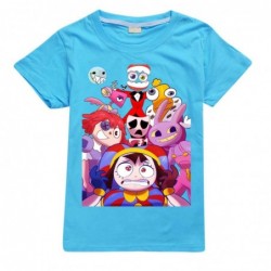 Size is 3T-4T(110cm) The Amazing Digital Circus merch Short Sleeves T-Shirt Summer Outfits For kids