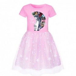 Size is 2T-3T(100cm) taylor swift Short Sleeves Tulle Mesh Dress for girls birthday gift 1 pieces summer dress