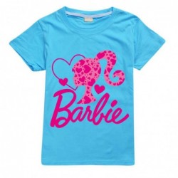 Size is 3T-4T(110cm) Barbie the movie Short Sleeves T-Shirt for kids Summer Outfits For girls pink