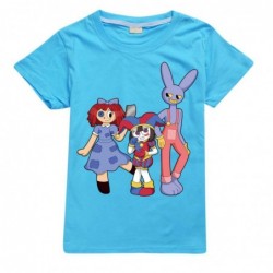 Size is 3T-4T(110cm) The Amazing Digital Circus merch Short Sleeves T-Shirt for kids Summer Outfits For girls