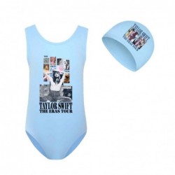 Size is 2T-3T(100cm) taylor swift swimsuit For girls 1 Piece High Waisted Swimsuit
