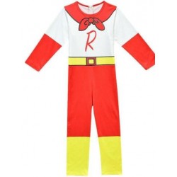 Size is (4Y-5Y)/S Halloween Cosplay Costume Kids Ryan's World Red Titan