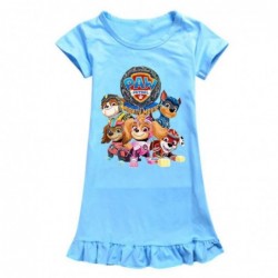 Size is 4T-5T(110cm) PAW Patrol nightdress for girls Short Sleeves summer dress 1 Piece green