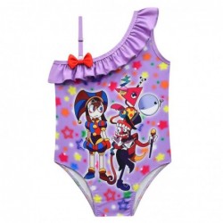 Size is 2T-3T(100cm) The Amazing Digital Circus Ragatha 1 Piece Swimwear for girls purple