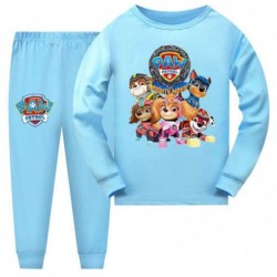 Size is 4T-5T(110cm) boys PAW Long Sleeve 2 Pieces Pajamas For kids Costumes