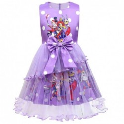 Size is 2T-3T(110cm) The Amazing Digital Circus tulle mesh Sleeveless dress birthday Outfits For girls