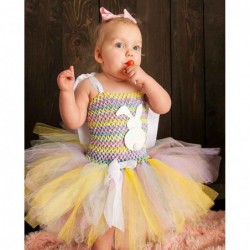 Size is S(2-3T) Easter Rabbit Tutu Outfit For Girls Rabbit tutu Dresses With Bow hair clip