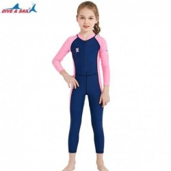 Size is S girl swimsuit long sleeve new children's wetsuit outdoor sun protection quick-drying