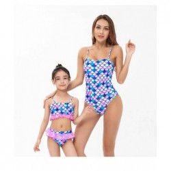 Size is Adult-S mermaid swimming costume for kids and adult New sexy mother-daughter bikini