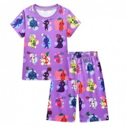 Size is 2T-3T(100cm) Pikmin Short Sleeve two-piece summer Pajamas For Toddler Girls size 7-8