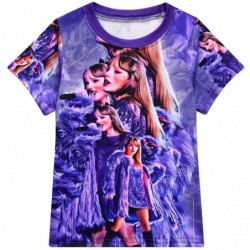 Size is 2T-3T(100cm) blue taylor swift Short Sleeve two-piece summer Pajamas For Toddler Girls