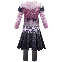 Size is (6Y-7Y)/M Kids Audrey Descendants 3 Costumes Cosplay Outfits Girls