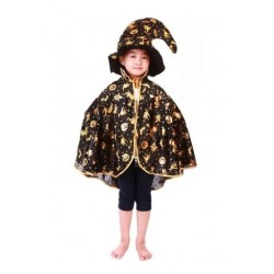 Color is 4 Boys Magic Witch Pumpkin Cape Halloween Costumes Kids
