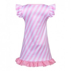 Size is 2T-3T Girl Summer Striped Lol Surprise Pajamas  Dresses Pink