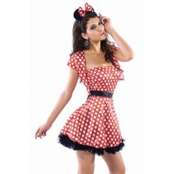 Size is S Stylish Womens Cute Mickey Mouse Halloween Costume