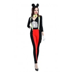 Size is One Size Mickey Mouse Costume Halloween Costume Black Womens