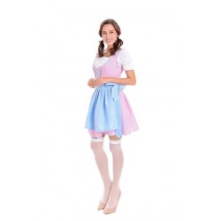 Size is M Beer Festival Maid Halloween Costume Beer Girl Costume Pink