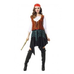 Size is One Size Fancy Pirates Of The Caribbean Party Halloween Costume For Women