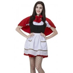 Size is S Little Red Riding Hood Costume Adult For Cute Womens