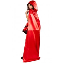 Size is One Size Little Red Riding Hood Halloween Princess Costume  Womens Corset