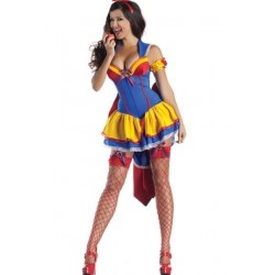 Size is S Pretty Girls Snow White Fairytale Halloween Costume Blue