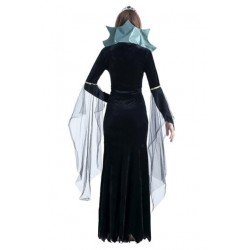 Size is One Size Adult Womens Luxury Midnight Vampire Halloween Costume Navy Blue