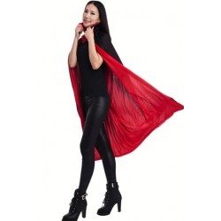 Size is S Head Death Vampire Magician Womens Halloween Costume Black Red
