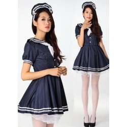 Size is S Cute Sailor Halloween Costume For Girls