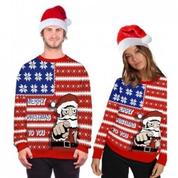 Size is M Couple Santa Claws Ugly Christmas Hallmark Red Sweatshirt