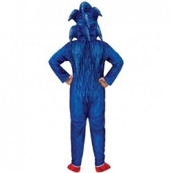 Size is 3T-4T Boy Cosplay Sonic The Hedgehog Kids Costume Jumpsuits